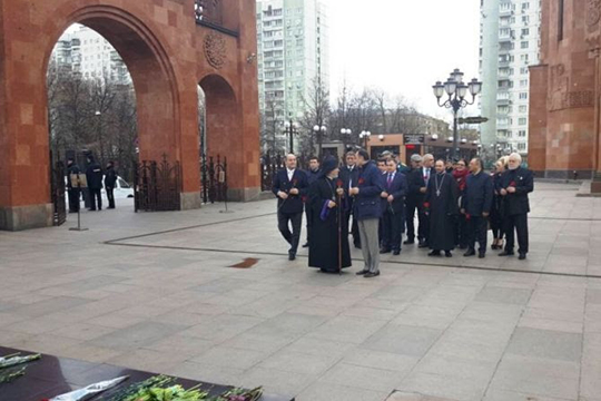 Մոսկվայում ոգեկոչել են Հայոց ցեղասպանության զոհերի հիշատակը