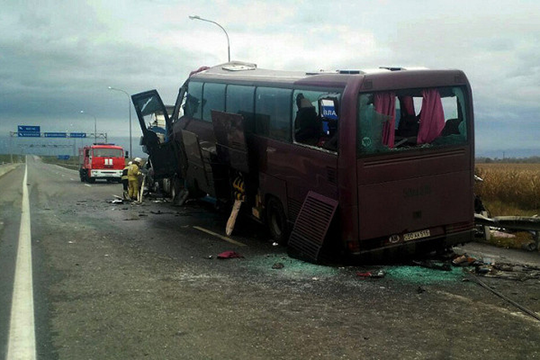 Թբիլիսիի ճանապարհին վթարի է ենթարկվել Երևան-Մոսկվա ավտոբուսը