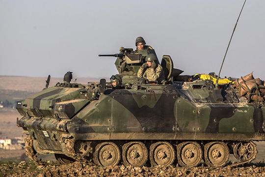 Թուրքական բանակը գնդակոծել է քրդերի դիրքերը սիրիական Աֆրինում