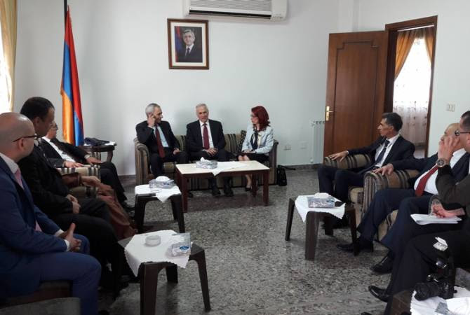 Սիրիայի խորհրդարանի Հայաստան-Սիրիա բարեկամության խումբն այցելել է Սիրիայում ՀՀ դեսպանություն