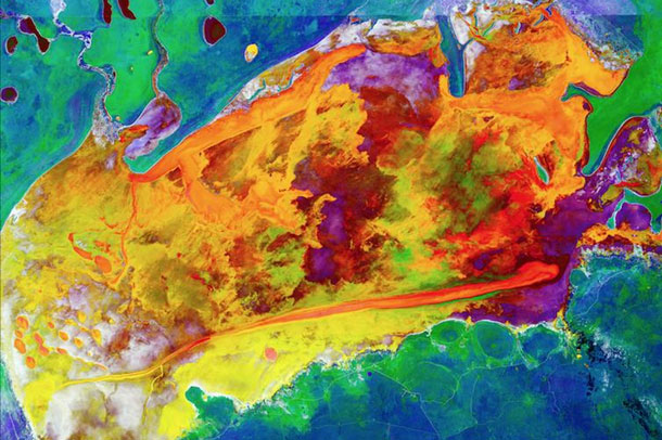 NASA-ն ցուցադրել է Երկրի գունագեղ ինֆրակարմիր պատկերները