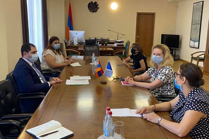 Սուրեն Պապիկյանը հրաժեշտի հանդիպում է ունեցել Երևանում Եվրոպայի խորհրդի գրասենյակի ղեկավարի հետ