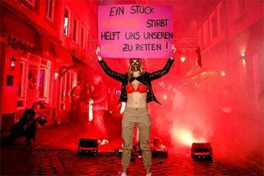 Գերմանիայում մարմնավաճառները ցանկանում են աշխատանքի վերադառնալ և ցույցի են դուրս եկել