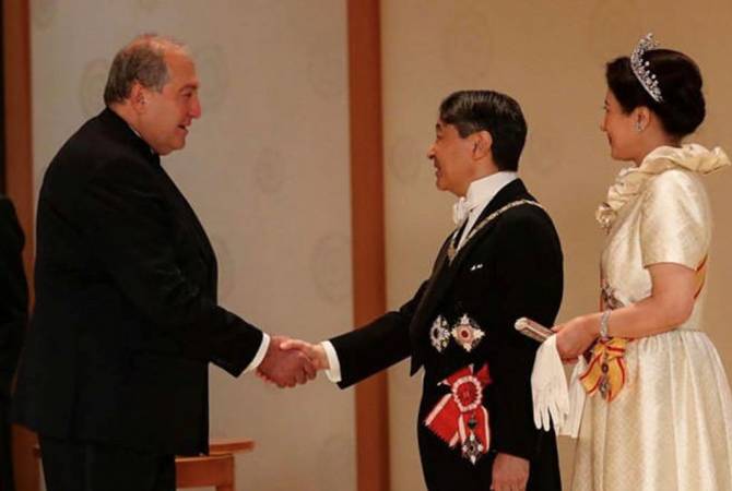 Արմեն Սարգսյանն Ազգային տոնի առթիվ շնորհավորել է Ճապոնիայի կայսերը