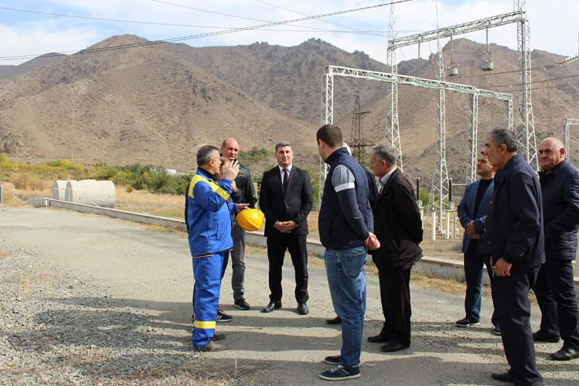 ՏԿԵ նախարարը ծանոթացել է Իրան-Հայաստան երրորդ էլեկտրահաղորդման գծի և ենթակայանի շինարարության ընթացքին
