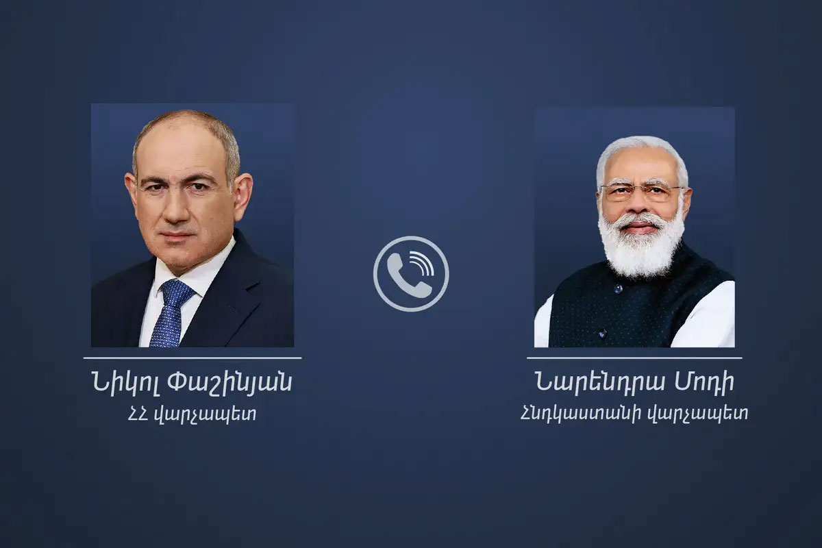 Նիկոլ Փաշինյանը և Նարենդրա Մոդին հեռախոսազրույց են ունեցել
