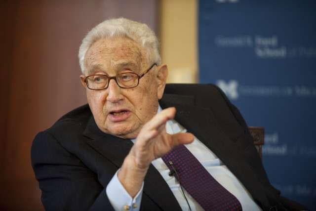 The establishment of ties between Tehran and Riyadh changes the strategic balance in the region; Kissinger