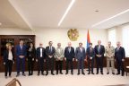Papikyan received the delegation of the French Senate