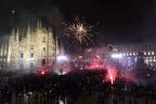 The 20th championship of “Inter” was celebrated at night in Milan