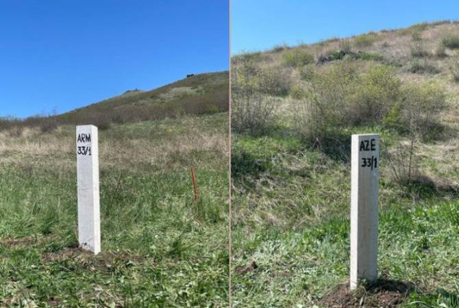 40 border posts were installed on the Armenian-Azerbaijani border