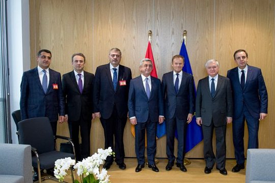 Армения и ЕС завершили переговоры вокруг нового рамочного правового соглашения: Серж Саргсян