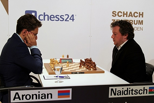 Левон Аронян одержал победу над представителем Азербайджана на турнире Grenke Chess Classic