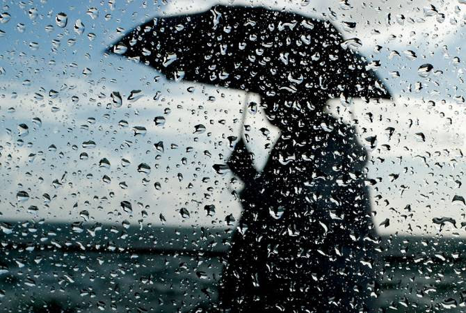 В Армении в ближайшие дни ожидаются осадки в виде дождя