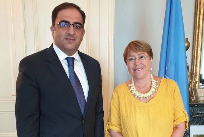 Андраник Ованнисян встретился с верховным комиссаром ООН по правам человека