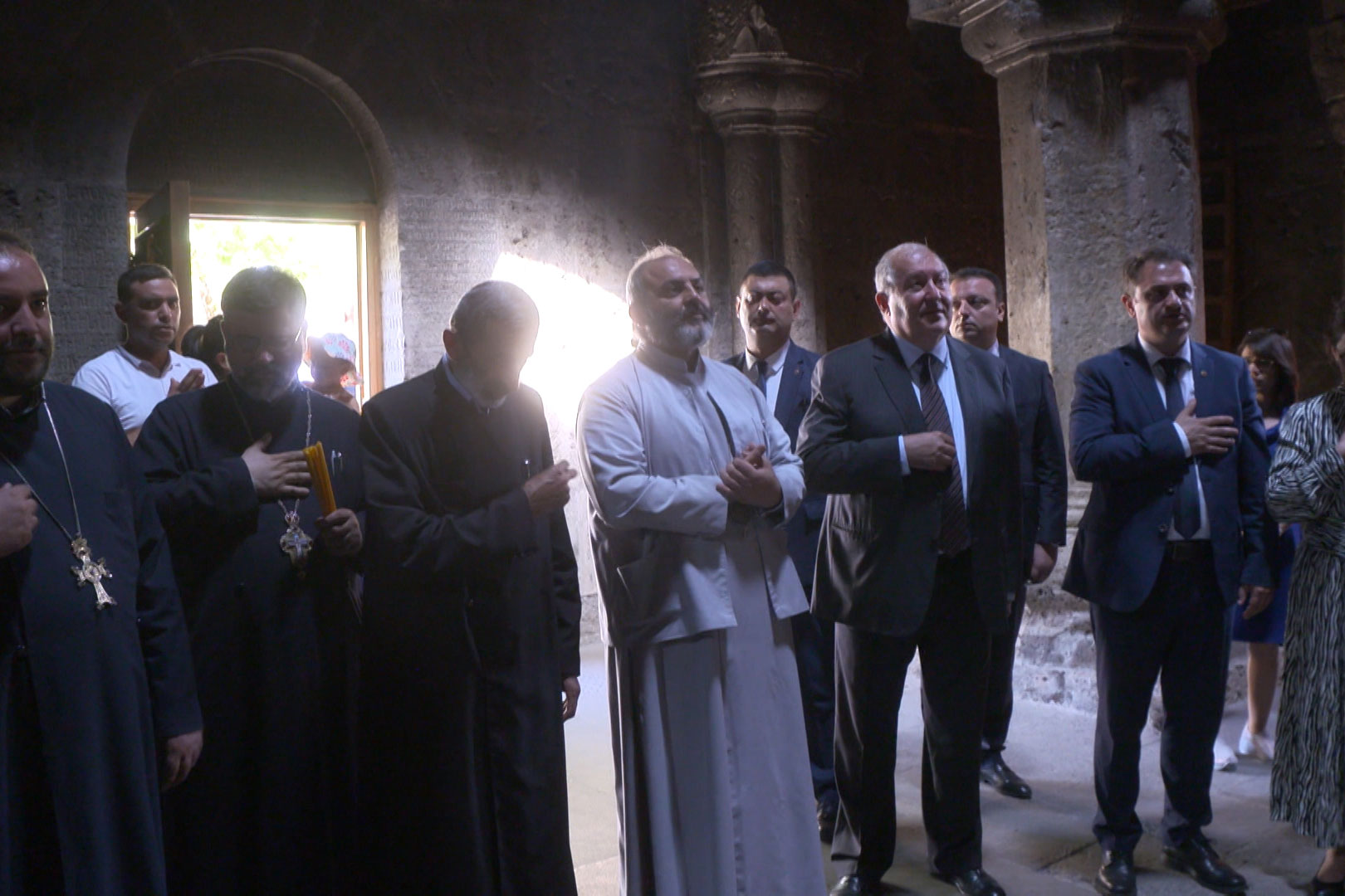 Агарцин является символом государственности: президент посетил монастырь Агарцин
