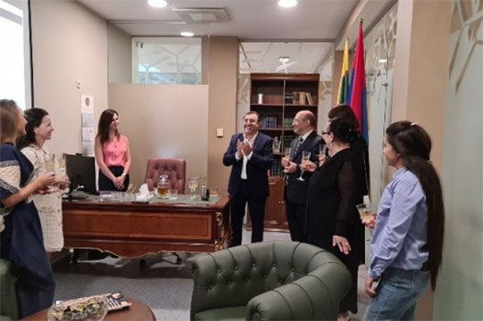 Состоялась церемония открытия офиса почетного консульства Армении в Литве