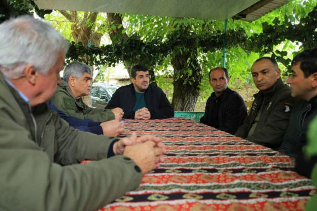 Президент Арцаха посетил общину Тагавард Мартунинского района