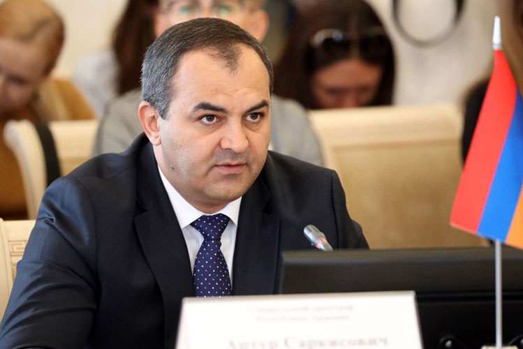 Генеральный прокурор Республики Армения с рабочим визитом выехал в Беларусь