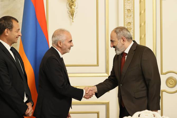 Премьер-министр Армении принял делегацию, возглавляемую первым председателем Кассационного суда Италии