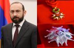 Приказом президента Франции министр иностранных дел Армении награжден орденом Великого офицера Почетного легиона