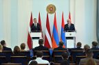 Президенты Армении и Латвии приняли совместное заявление об укреплении сотрудничества в ряде областей